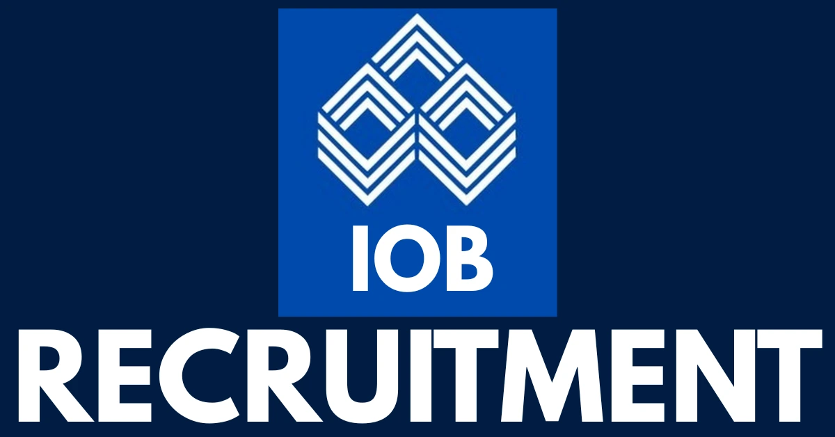 IOB Recruitment 2025